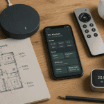 Système domotique et objets connectés sur bureau