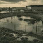 bassin de rétention inconvénients vue urbaine sécurisée