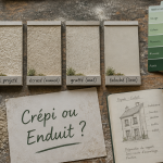 Crépi ou enduit extérieur, quatre finitions en échantillons