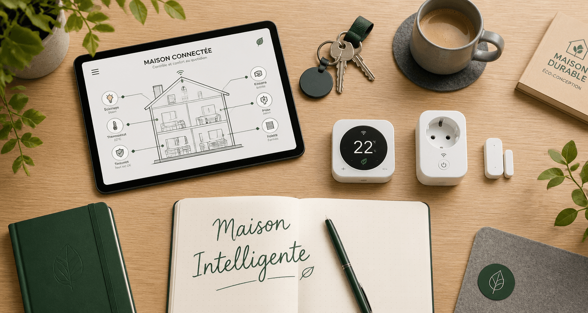 domotique définition schéma maison connectée clés