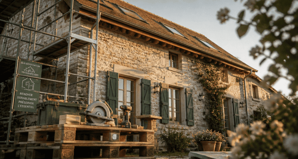 rehausser toiture maison pierre ossature bois