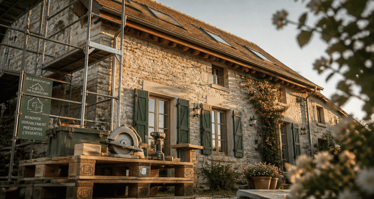 rehausser toiture maison pierre ossature bois