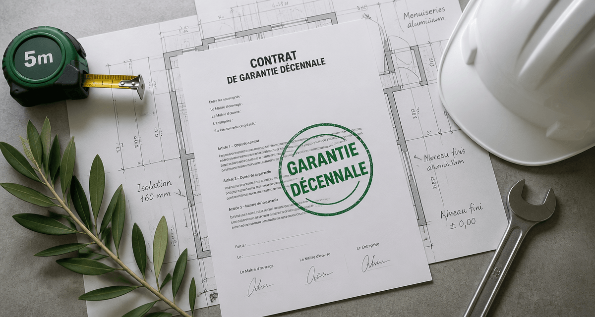 travauxnow garantie décennale contrat bureau architecte