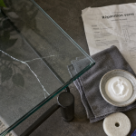 Enlever rayure profonde verre avec oxyde de cérium et microfibre