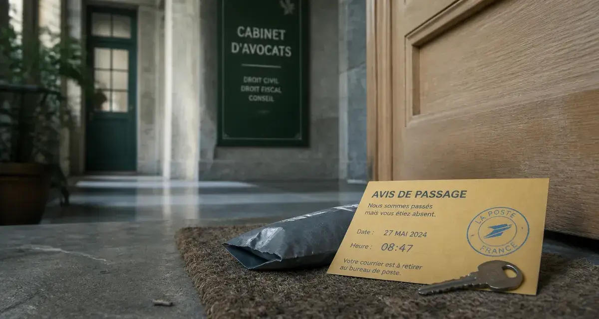 Exemple avis de passage huissier : 3 mois pour agir