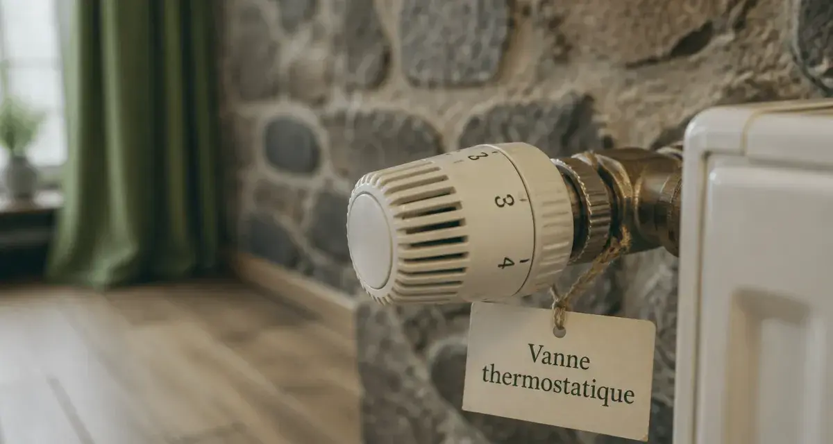 Fonctionnement vanne thermostatique sur radiateur, tête thermostatique