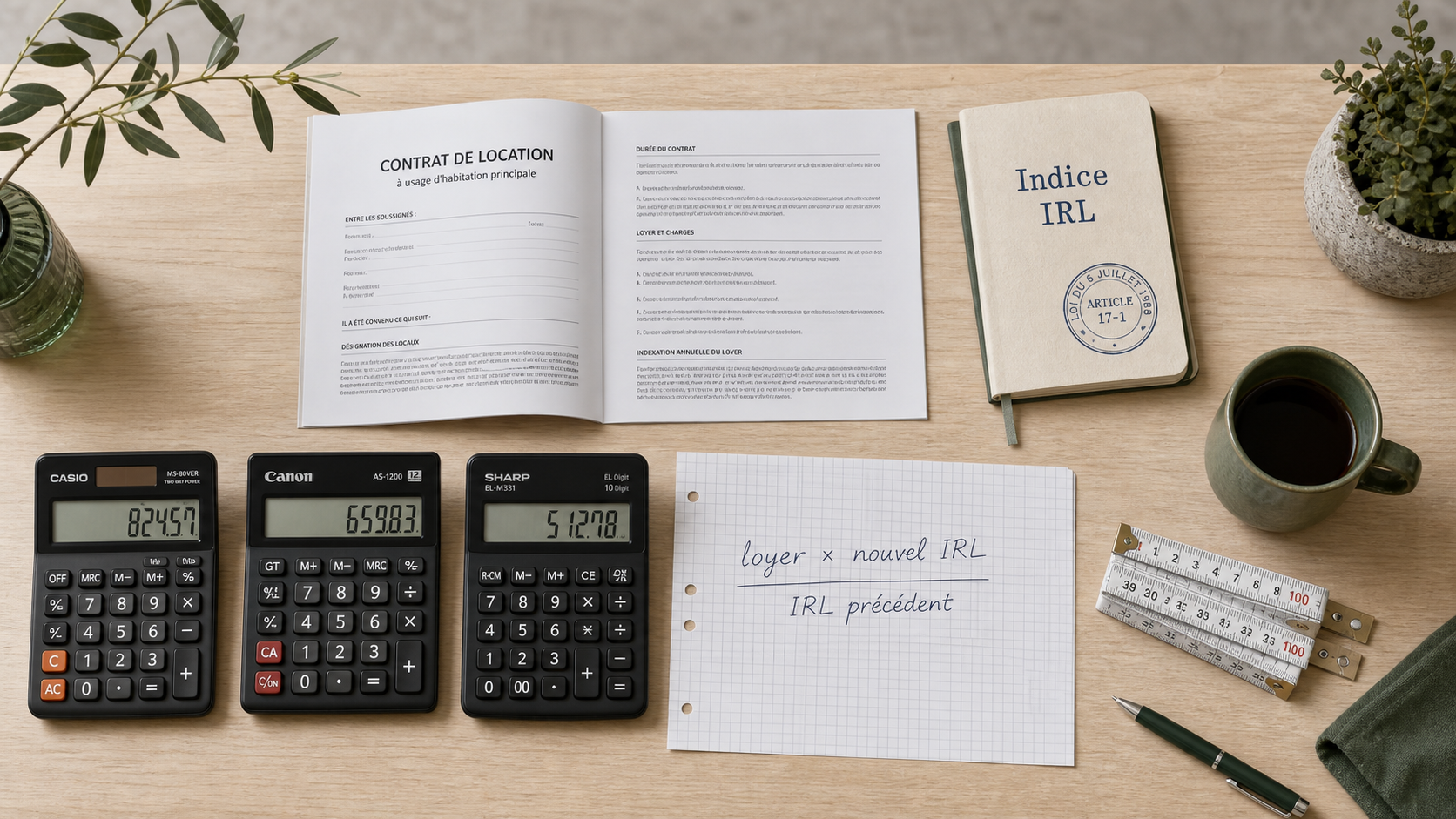 Indice de référence des loyers : calcul IRL, formule et contrat de location