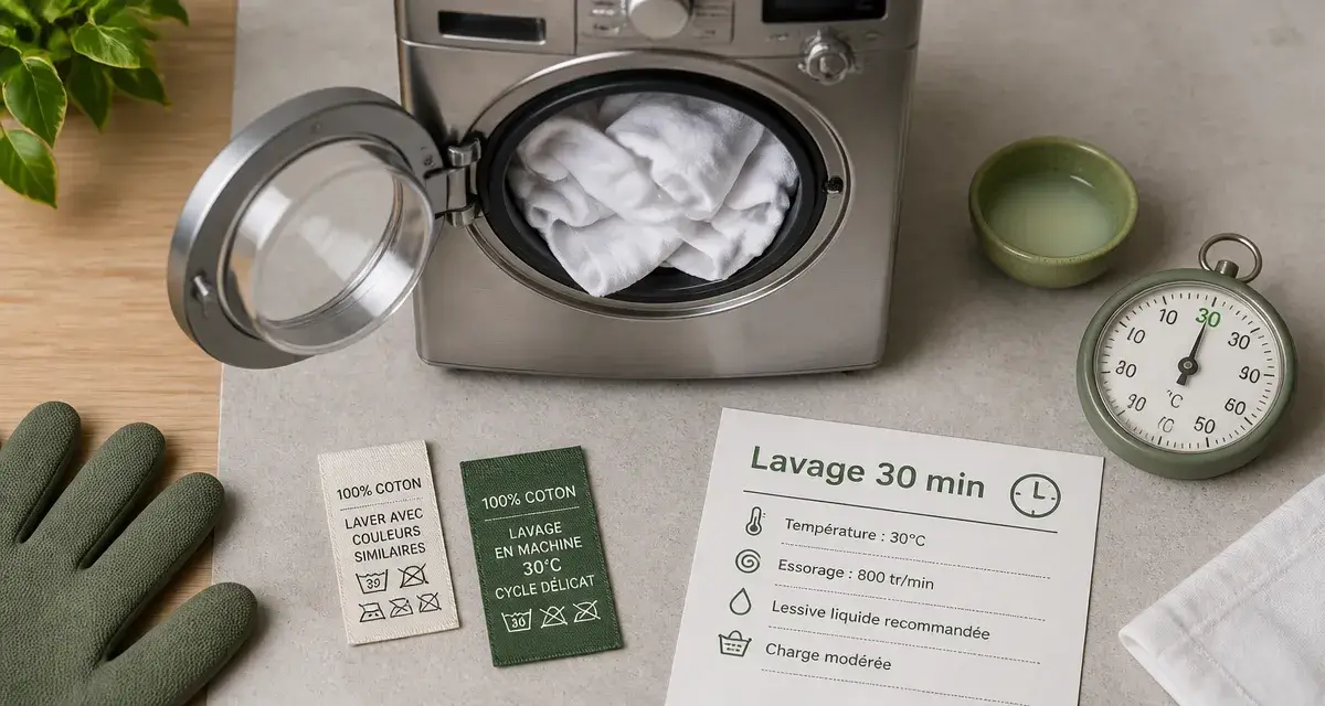 Lavage rapide 30 minutes : quelle température, 30°C par défaut