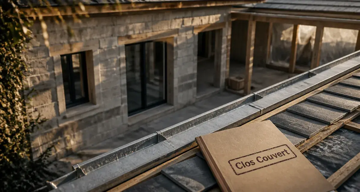 Le clos et le couvert : chantier hors d’eau hors d’air, toiture et menuiseries