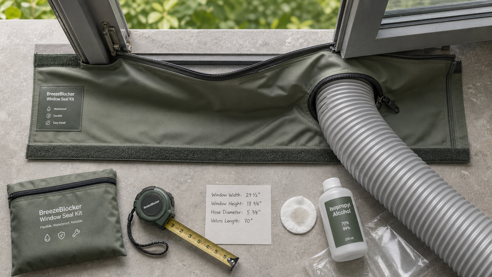Meilleur kit calfeutrage pour climatiseur mobile pour isoler le tuyau d’évacuation