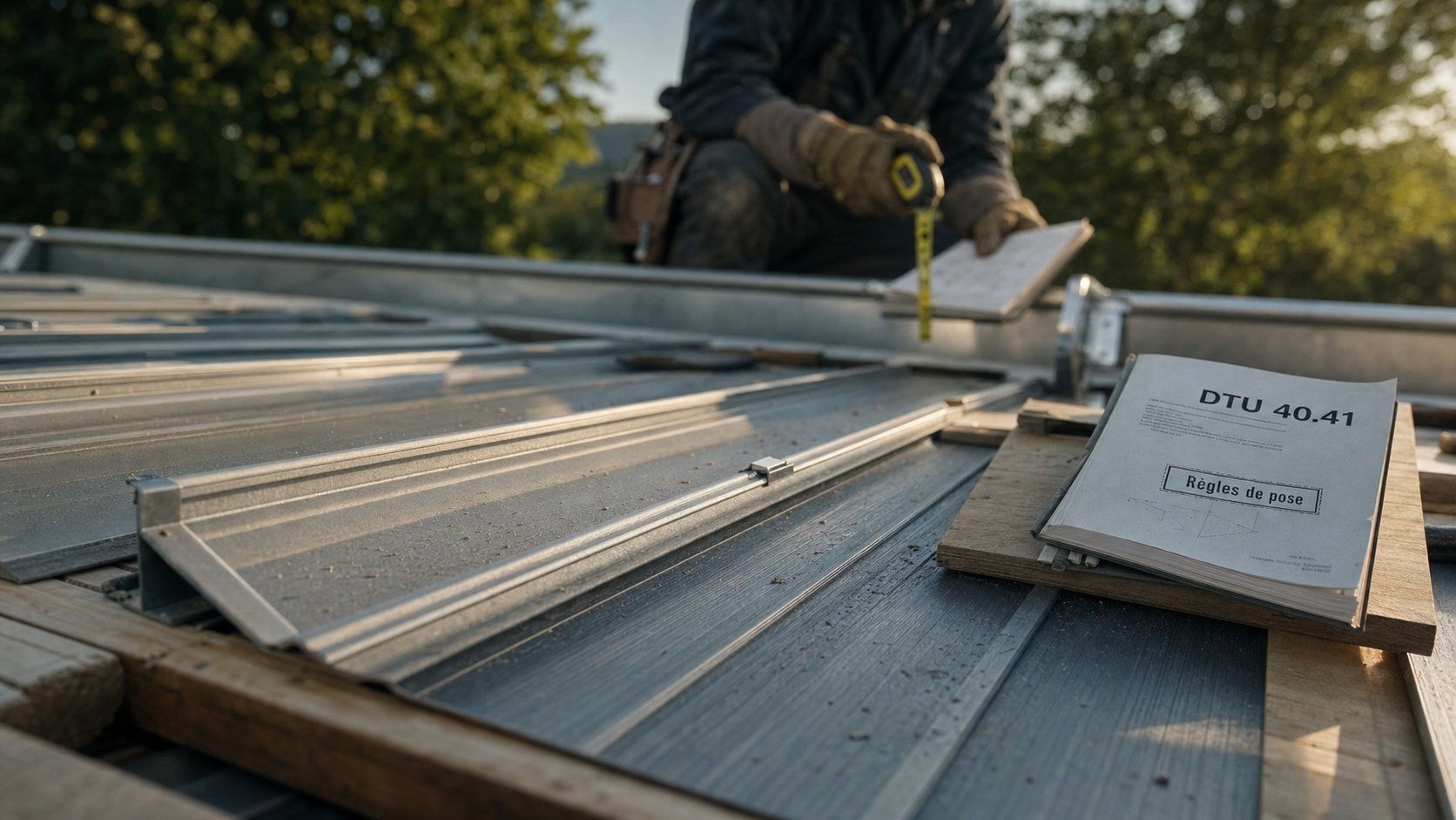 Pente toiture zinc faible : pose et étanchéité sur toiture en zinc