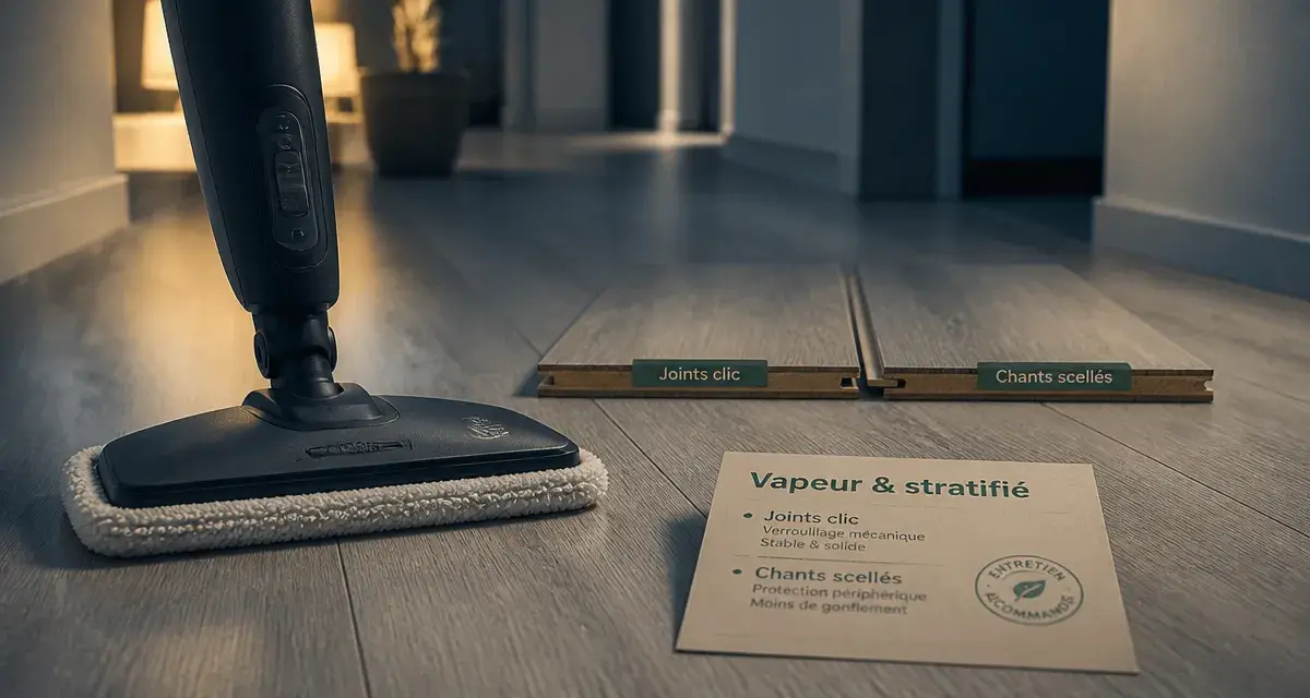 Peut-on utiliser un nettoyeur vapeur sur parquet stratifié : microfibre et joints