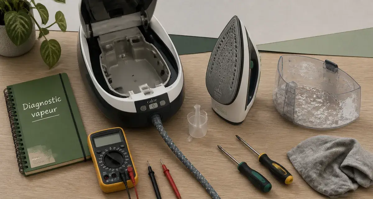 Centrale vapeur Calor ouverte : diagnostic pourquoi ma centrale vapeur ne fait plus de vapeur