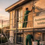 prix ravalement façade maison 120m2 ouvriers échafaudage