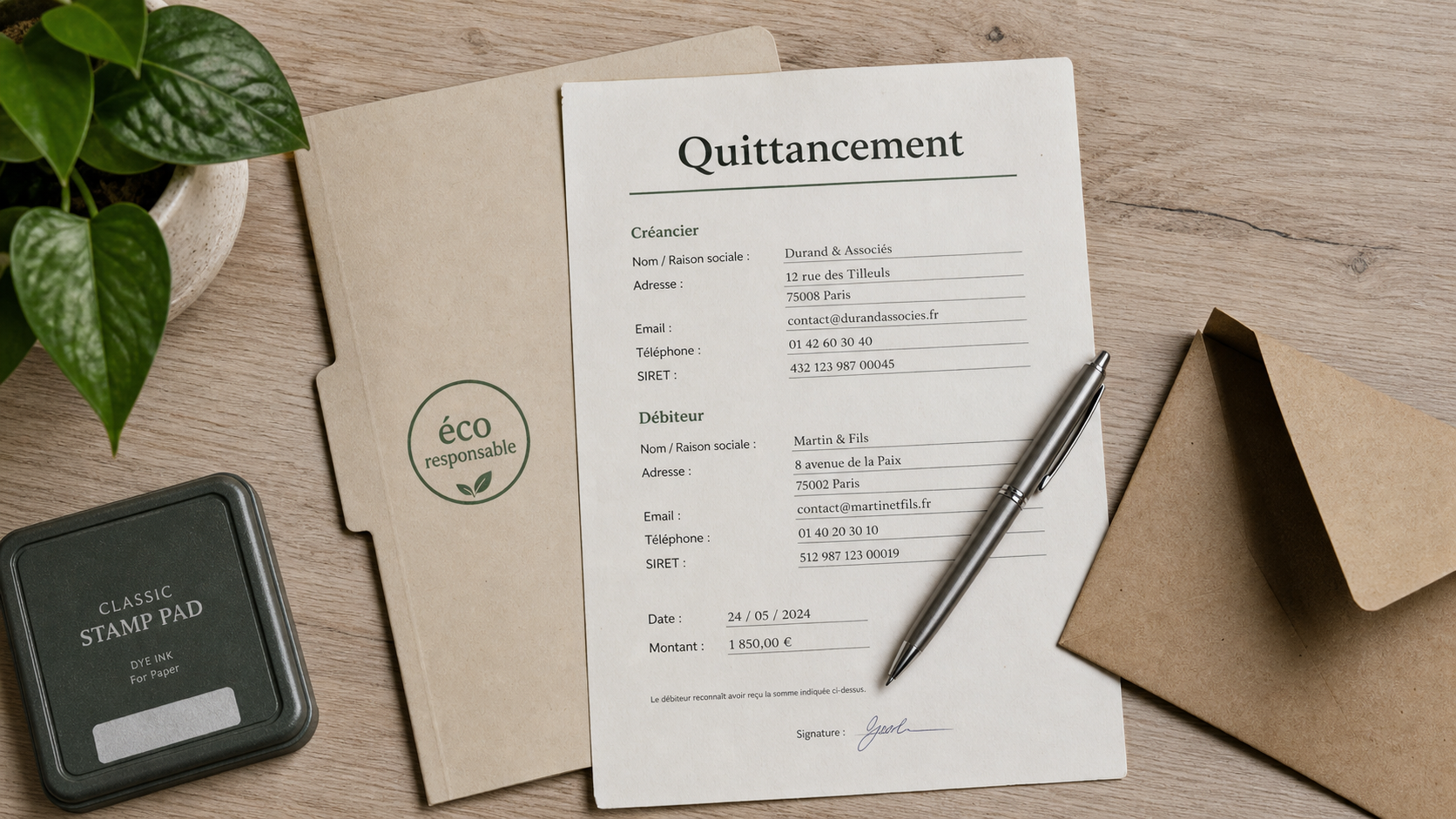 Quittancement définition : document de quittancement valeur juridique