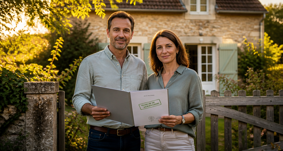 vente maison en indivision entre frere et soeur devant maison