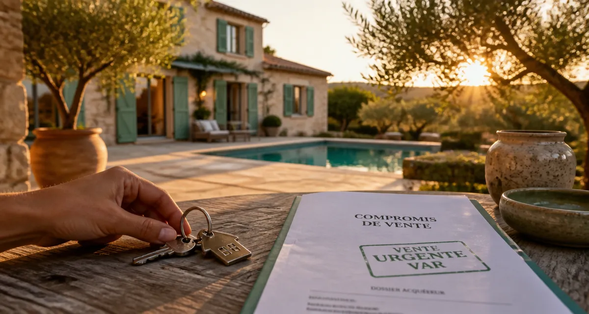 vente urgent cause divorce vend maison var villa terrasse clés