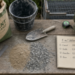 1m3 de beton : dosages, poids 2175 kg et choix fabrication ou prêt à l’emploi