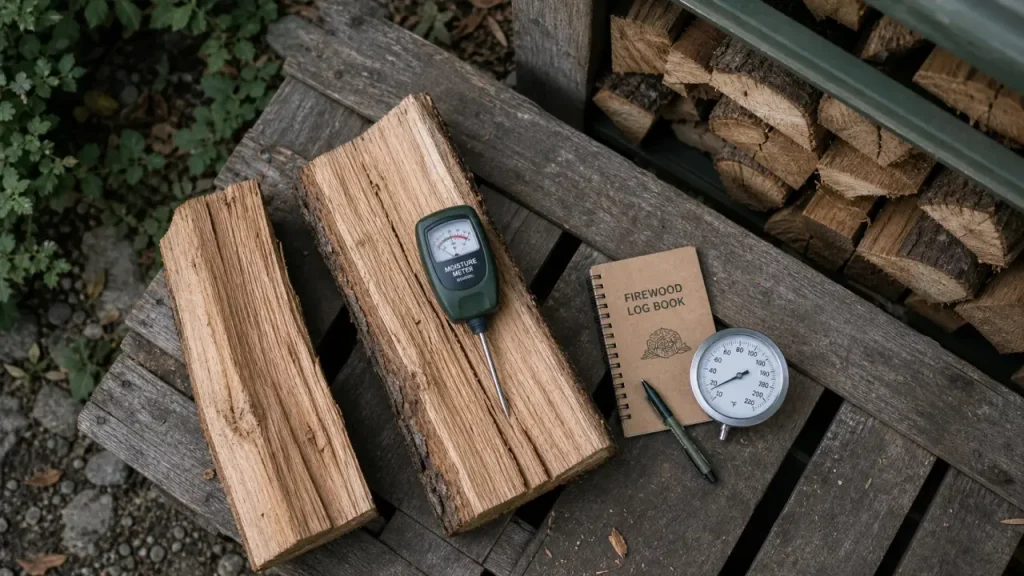 Bois de chauffage trop humide : 20 % d’humidité, le seuil à viser