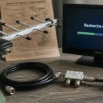 branchement antenne tv schema : schéma 4 pour TNT et perte signal
