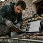 Couvreur bourges vérifie une fuite de toiture