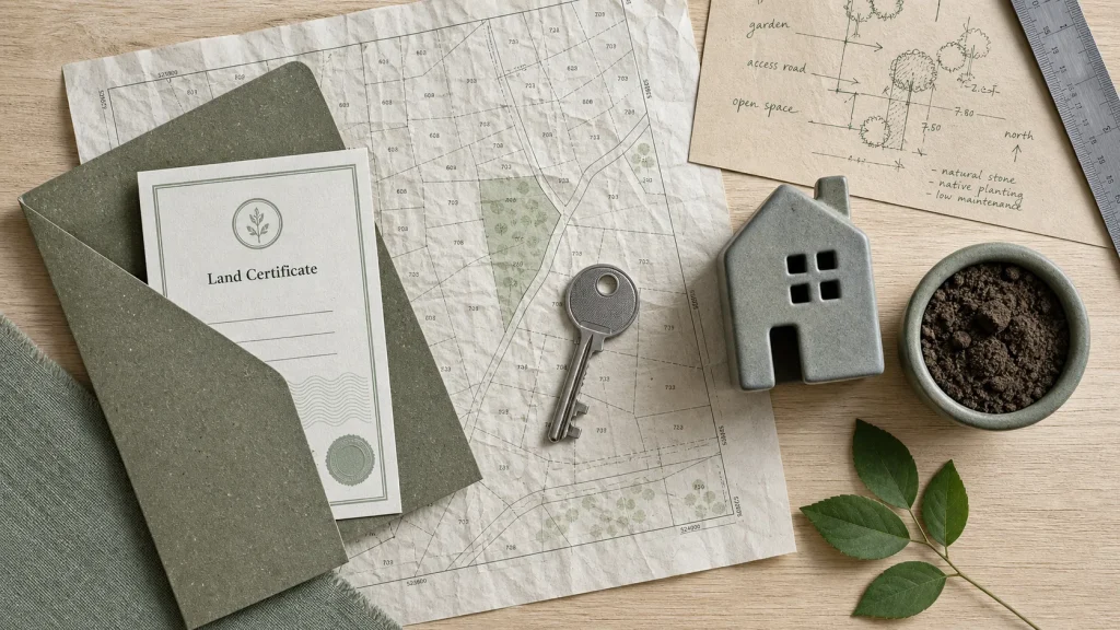 Def immobilier : terrain, clé et certificat foncier