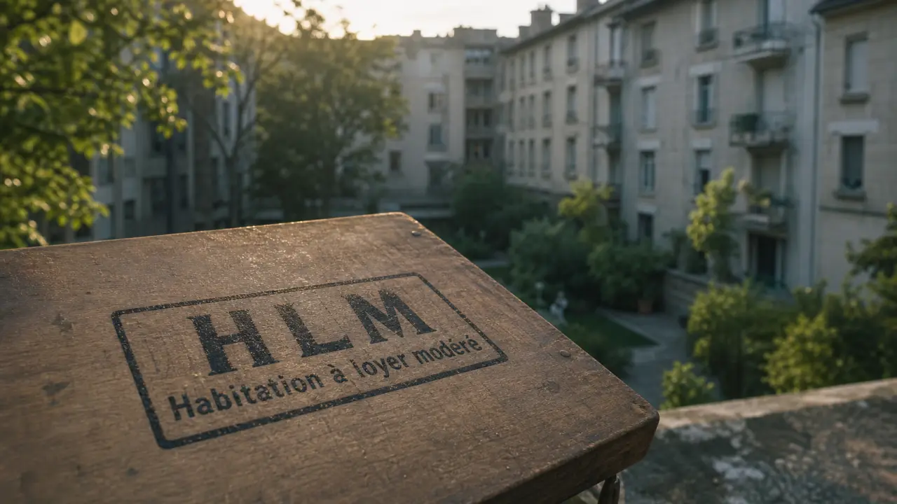 HLM abréviation : panneau habitation à loyer modéré