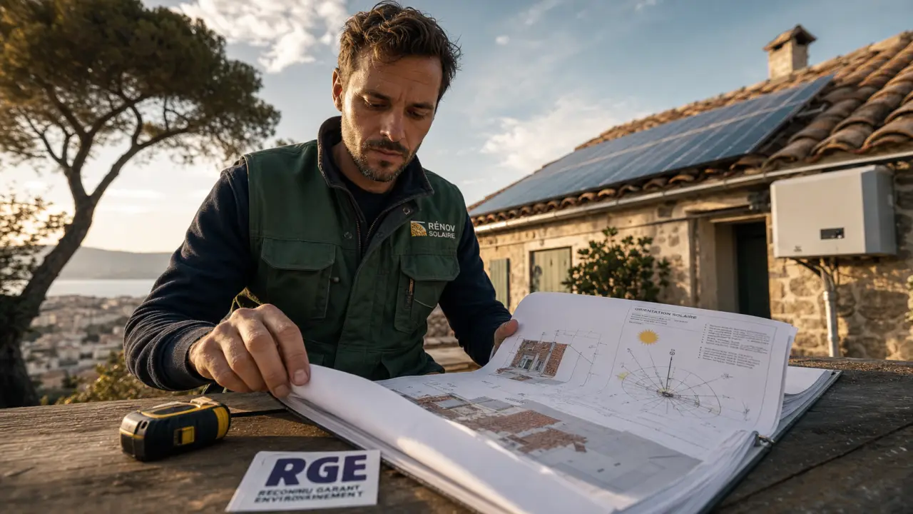Installation panneau solaire autoconsommation Toulon, panneaux et installateur RGE sur toit
