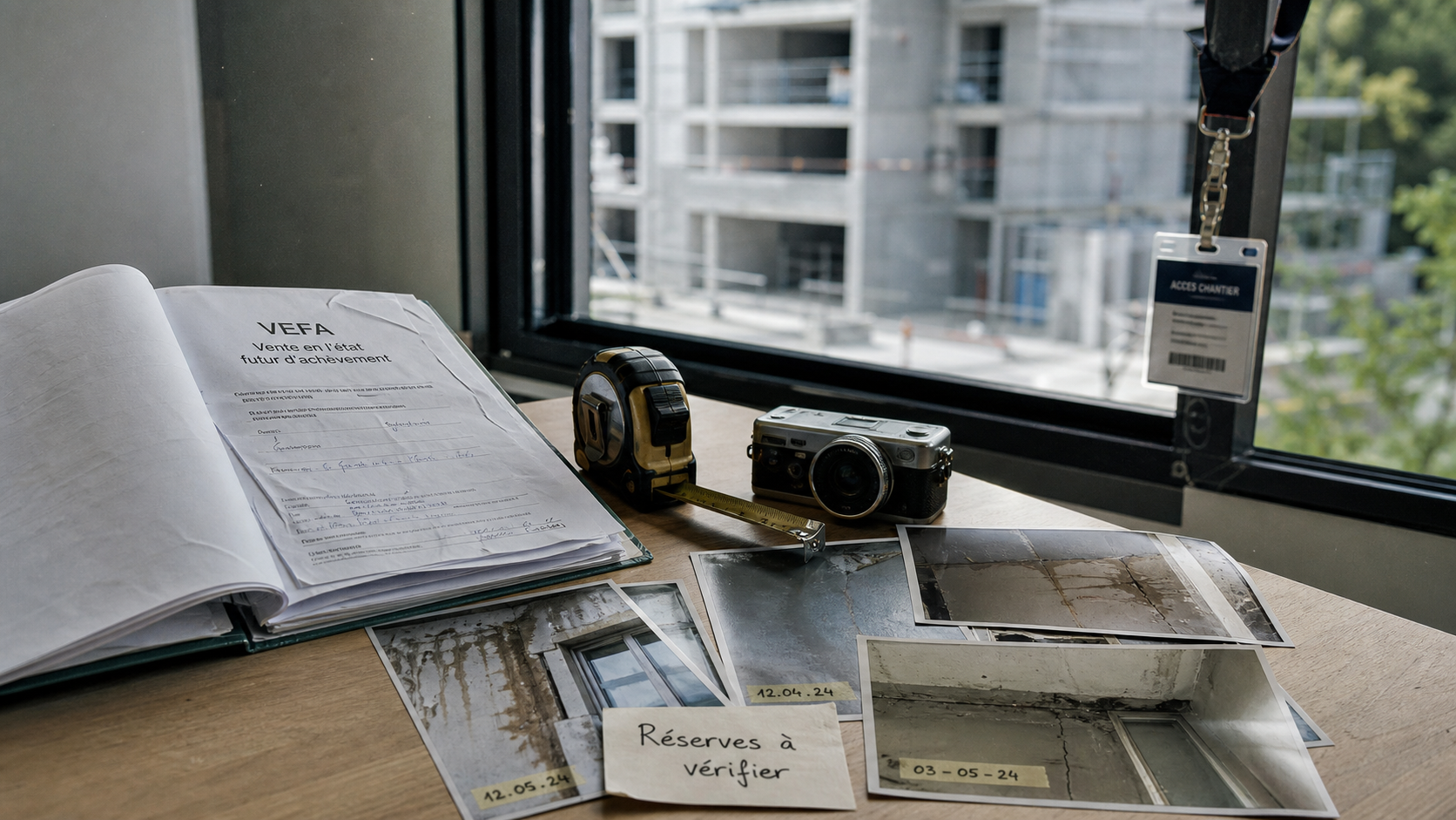 Les nouveaux constructeurs malfaçons : dossier VEFA, photos de fissures et réserves à vérifier