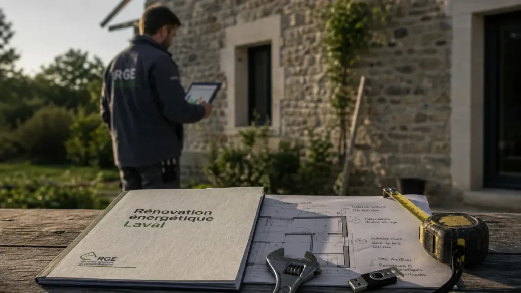 Rénovation énergétique Laval : devis sous 8 jours, artisan RGE et diagnostic thermique