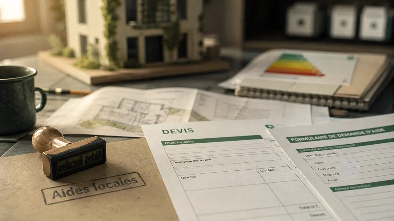 Aides locales rénovation énergétique : documents et plan avant devis