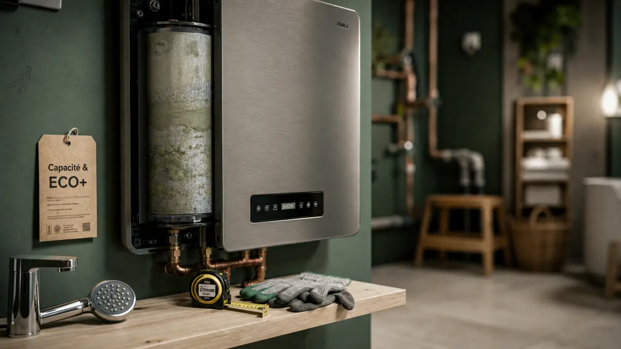 Meilleure chauffe eau electrique : chauffe-eau plat mural, double cuve ou COP 3,70