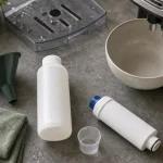 Nettoyage machine à café delonghi avec Ecodecalk et eau : détartrage