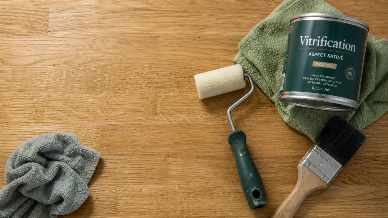 Vitrifier un plan de travail en bois massif : finition mate anti-taches