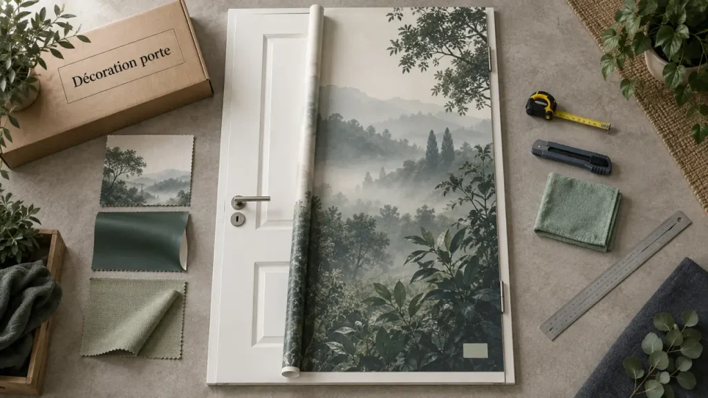 Décoration de porte intérieure : le mauvais format peut gâcher l’effet trompe-l’œil