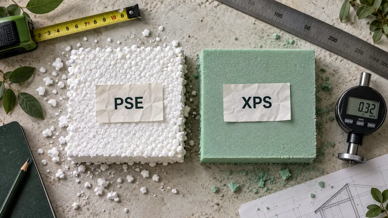 Polystyrène expansé ou extrudé : comparaison PSE et XPS sous dalle humide