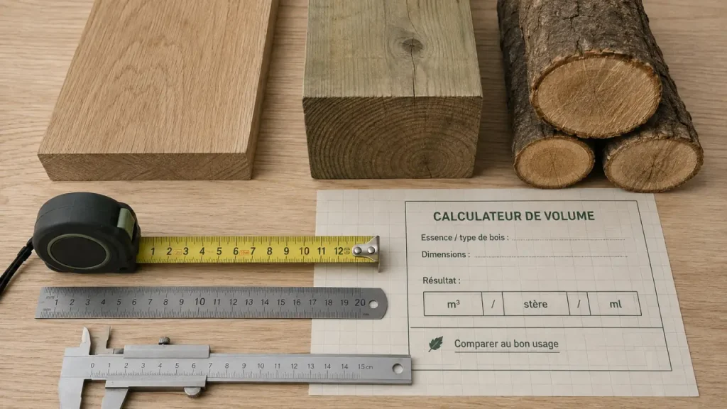 Prix bois au m3 : chêne à 1 500 €, Douglas à 1 060 € et unités à vérifier