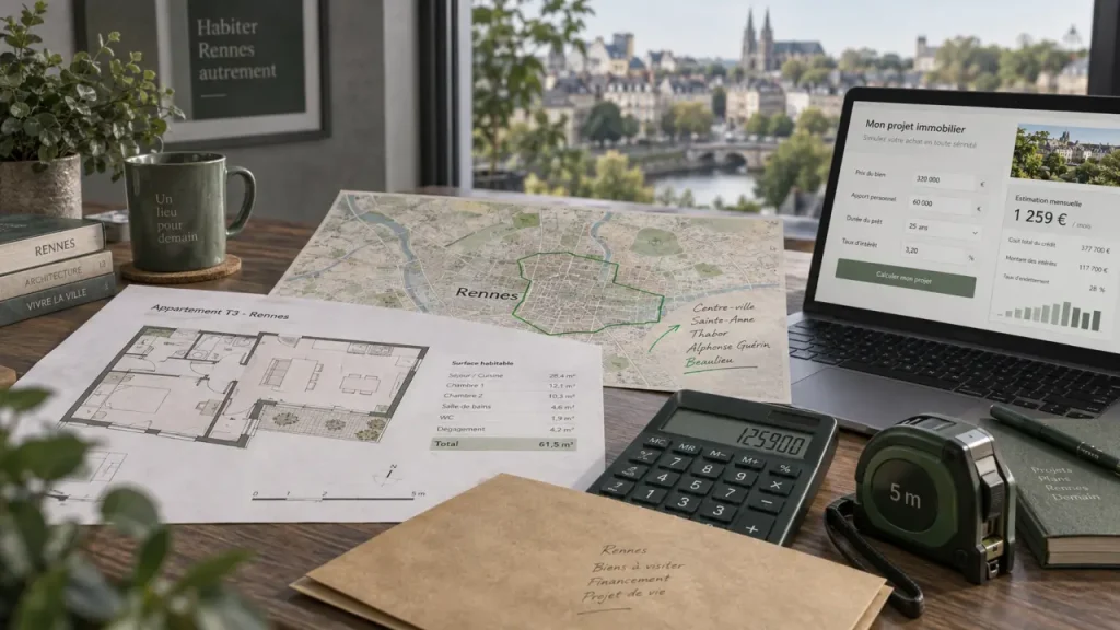 À Rennes, le temps de trajet peut changer le budget d’un achat immobilier