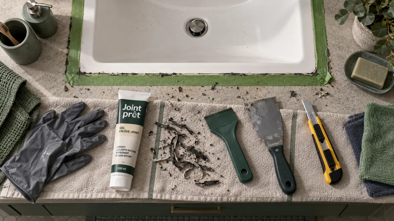 Comment enlever silicone sans rayer : nettoyage du joint