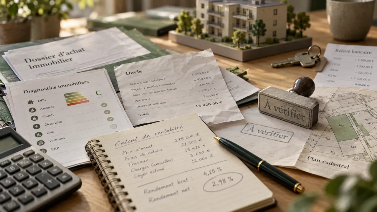 Conseils immobilier achat : vérifier budget et documents avant l’engagement